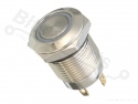 Drukcontact metaal rond 12mm wit